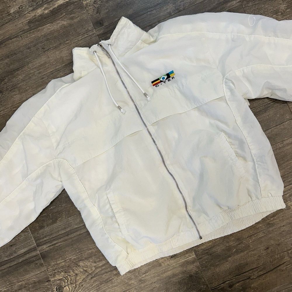 Vintage Catalina Ladies Size XL Sport Sailing‎ Jacket Windbreaker Zip C-TEK